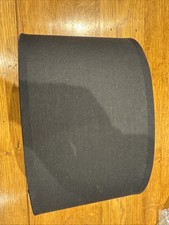 Black lampshade light for sale  WARE