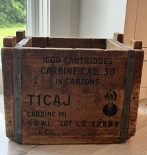 Military wooden ammunition for sale  Browning