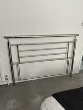 Chrome modern bed for sale  COBHAM