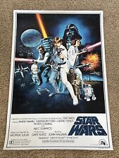 1977 Star Wars: Uma Nova Esperança 24” X 36” pôster do filme “Uma Folha Estilo C”, usado comprar usado  Enviando para Brazil