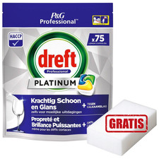 Dreft Platinum Lemon Kapsułki do Zmywarki 75 szt + Magiczna gąbka na sprzedaż  PL