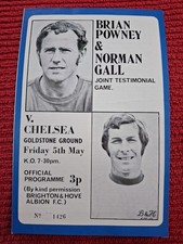 Brighton chelsea programme. for sale  NORTHAMPTON