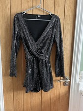 Sparkly shorts playsuit for sale  BISHOP'S STORTFORD