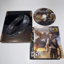 Uncharted 3 Drake's Deception Collectors Edition PlayStation 3 PS3 Steelbook comprar usado  Enviando para Brazil
