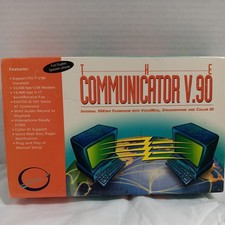Modem de fax Jaton Communicator V.90 usado, correio de voz, telefone alto-falante, identificador de chamadas, usado comprar usado  Enviando para Brazil