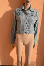 Jeans jacke stickerei gebraucht kaufen  Stralsund-Umland II