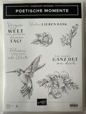 Stampin stempelset poetische gebraucht kaufen  Lüchow