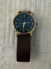 Relógio de quartzo masculino estilo militar/náutico movimento Japão moldura tom dourado com pulseira, usado comprar usado Relógio de quartzo masculino estilo militar/náutico movimento Japão moldura tom dourado com pulseira, usado comprar usado  Enviando para Brazil