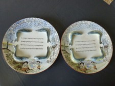 Paire assiettes publicitaires d'occasion  Orthez