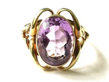 Amethyst ring gold gebraucht kaufen  Berlin