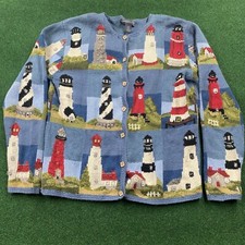 Vintage lighthouses knit for sale  Black Creek