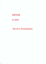 Revox service schaltplan gebraucht kaufen  Salzgitter