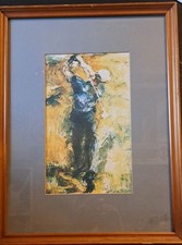 Golfer mid swing for sale  BURY ST. EDMUNDS