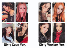 Cartão fotográfico oficial [AESPA] Dirty Work (Ver código sujo, versão Dirty Worker) comprar usado  Enviando para Brazil