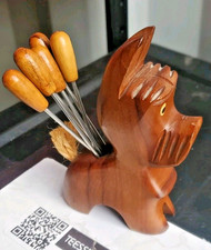Vintage wooden dog for sale  MIDDLESBROUGH
