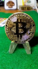 Gold colored bitcoin for sale  San Diego