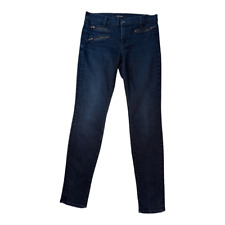 Jeans feminino J BRAND Zoey zíper triplo skinny tornozelo azul ultra escuro tamanho 4 (27) comprar usado  Enviando para Brazil