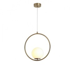 Lampadario sospensione cerchio usato  Casoria