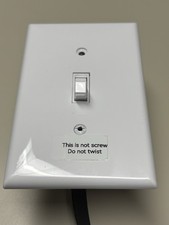 Interruptor de luz de parede elétrico com fio LookCam Pro com câmera 4K. MUITO RARO! comprar usado  Enviando para Brazil