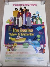 Pôster do filme Beatles Yellow Submarine United Artist 1968 comprar usado  Enviando para Brazil