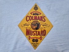 colmans mustard sign for sale colmans mustard sign for sale YORK