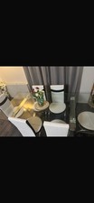 Glass dining table for sale  LEICESTER