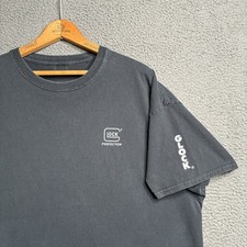 Camiseta masculina vintage Glock Perfection XXL pistola logotipo promocional preta Y2K comprar usado  Enviando para Brazil