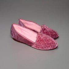 Usado, Chinelos femininos Foamtreads tamanho 11 largo malva rosa acolchoado veludo novo Canadá comprar usado  Enviando para Brazil