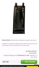New razor leather for sale  KIRKBY STEPHEN