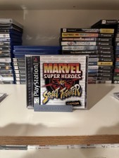 Marvel Super Heroes Vs Street Fighter (PlayStation 1 PS1, Raro) Completo Na Caixa comprar usado  Enviando para Brazil