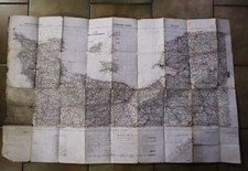 Carte routière 1100x730 d'occasion  Vire