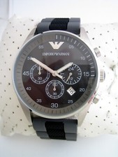 EMPORIO ARMANI WATCH SPORTIVO AR5866 CRONÓGRAFO MASCULINO AÇO INOXIDÁVEL GENUÍNO, usado comprar usado  Enviando para Brazil