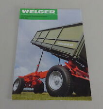 Prospekt broschüre welger gebraucht kaufen  Jever