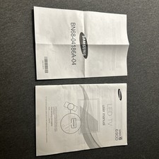 TV LED Samsung Manual do Usuário Series 6 6900 & BN68-04186A-04 comprar usado  Enviando para Brazil