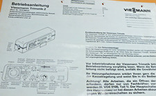 Viessmann betriebsanleitung tr gebraucht kaufen  Werther b Nordhausen