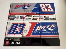 Usado, Mini par de painéis de asa James McFadden World Outlaws Sprintcar Roth #83 ASSINADO comprar usado  Enviando para Brazil