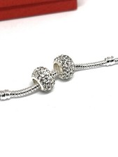 Silver white pave for sale  CHATHAM
