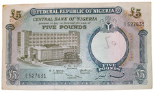 Banconota nigeria 1965 usato Banconota nigeria 1965 usato  Spedire a Italy