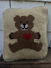 Vtg handmade needlepoint for sale  Chehalis