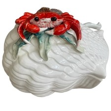 Vtg majolica seafood for sale  Sparks