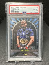 2024 Topps UFC NYC Jon Jones azul /49 PSA 10, usado comprar usado  Enviando para Brazil