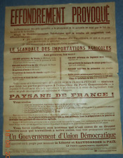Affiche poster propagande d'occasion  France