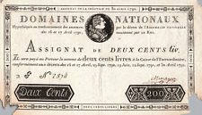 Assignat 200 livres d'occasion  Dinan