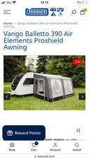 Caravan vango air for sale  WOODBRIDGE