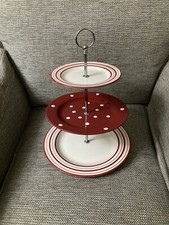 Pottery tier cakestand for sale  SHANKLIN