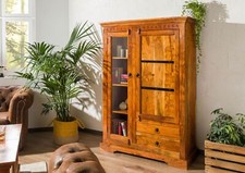 Kolonialstil vitrine hell gebraucht kaufen  Deutschland