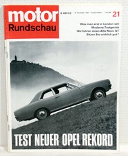 Motor rundschau 1966 gebraucht kaufen  Westerrönfeld