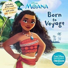 Disney Moana: Born to Voyage: Includes Press-Out Pencil Toppers and Over 40... comprar usado  Enviando para Brazil