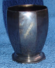 Ancienne timbale verre d'occasion  Agay