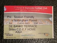 Ticket stub rushden for sale  BEDFORD